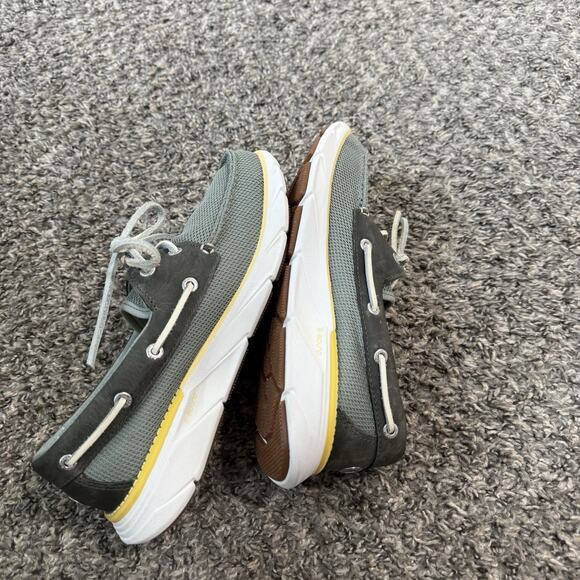 LL BEAN Women’s 8 M Kennebec 2 Eye Boat Shoe Moc Mist Blue NEW READ - Picture 7 of 8